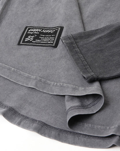 ZIMEGO Men’s Athletic Fit Baseball Retro Contrast Long Sleeve Raglan T-Shirt