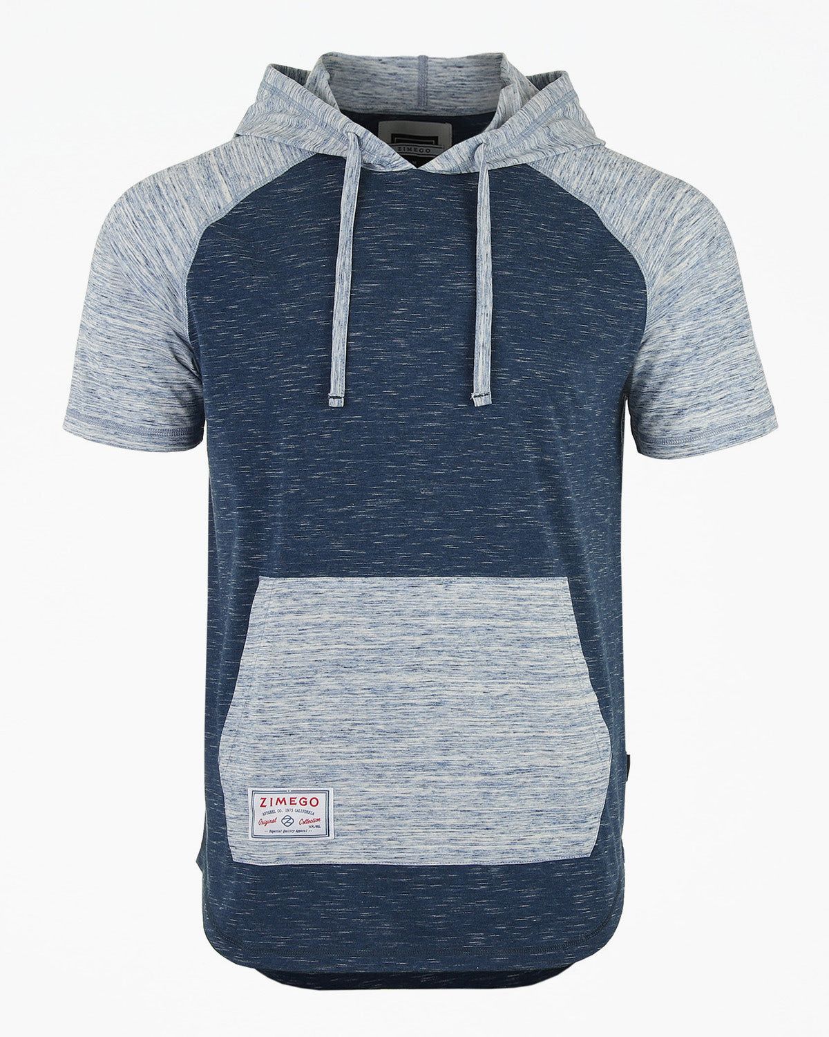 Athletic Color Block Long Sleeve Shirt | Curved Hemline Casual Men’s Top