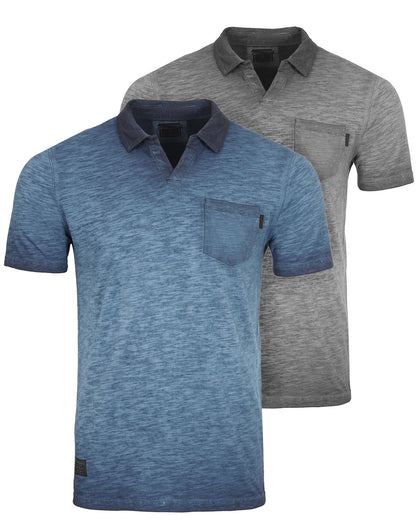 Vintage Garment Dyed Short Sleeve Polo Shirt | Classic Men’s Casual Top