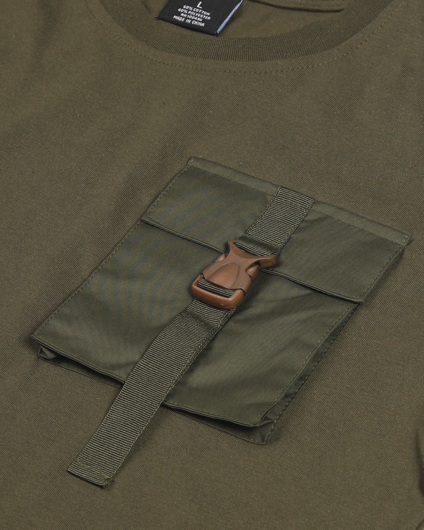 ZIMEGO Men’s Chest Pocket T-Shirt | Urban Hip Hop Streetwear Casual Top